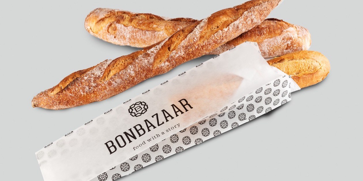 Bedrukte broodzakken pistoletzakken stokbroodzakken